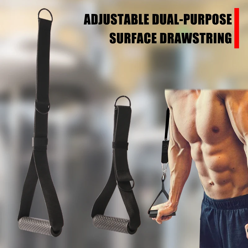 Heavy Duty Handles For Resistance Bands Handle Sturdy And Non Slip Cable Machines LAT Pull Down Bar Pila Accessories