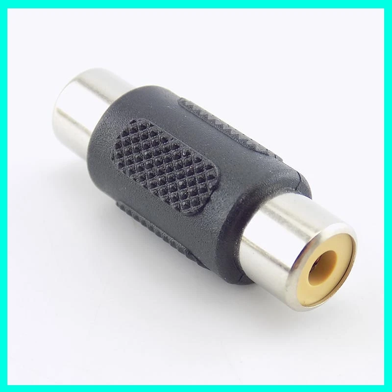 2/5/10Pcs RCA Female to Female Coupler for CCTV Camera System - AV Video Audio Cable Connector Adapter Plug E3