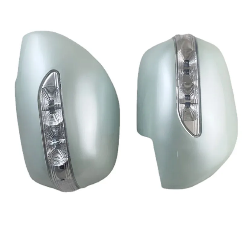 For Toyota Land Cruiser 120 Prado J120 FJ120 2003- 2009 Car Mirror Cap Side Door Rearview Mirrors Cover With LED Lamp