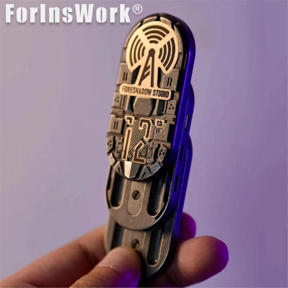 ProxyEDC Guard Tower Titanium 50off Push Slider Cool Gadgets Metal Fidgets Toys Antistress Toy