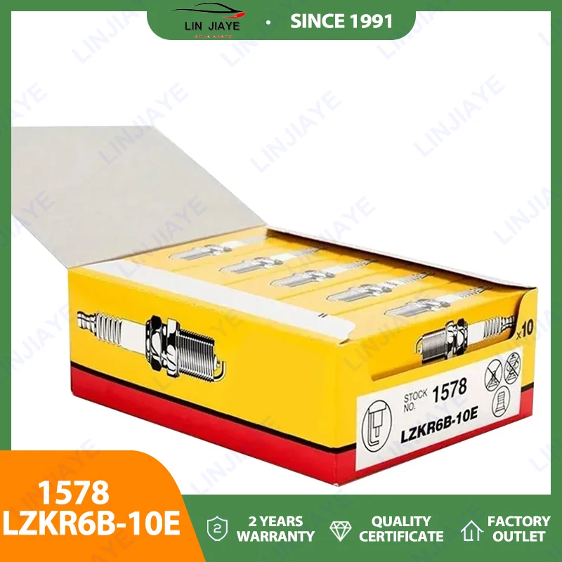 

Комплект из 4/8 свечей зажигания 1578 LZKR6B10E для Hyundai Accent, Elantra, i30, i20, ix20, Veloster, Kia Carens, K3, Rio, Soul, Ceed, Venga