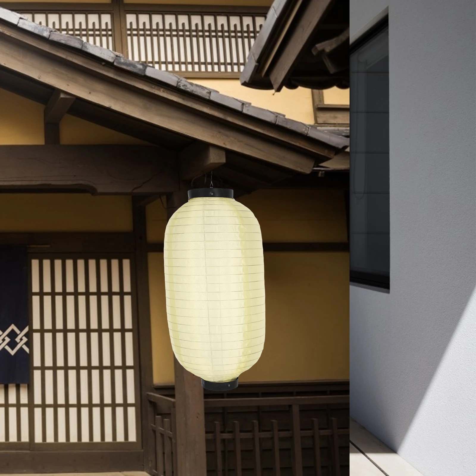 

2 Pcs Waterproof Silk Lantern Beautiful Lantern Japanese Style Home Decor Hanging Lampshade Festive Atmosphere