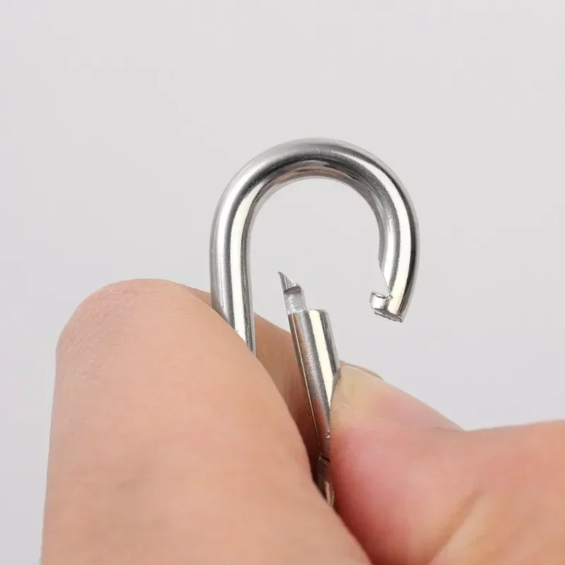 Ganchos magnéticos de neodimio para el hogar, mosquetón giratorio de 360 °, anillo magnético, gancho para llavero, perchas colgantes para cocina y