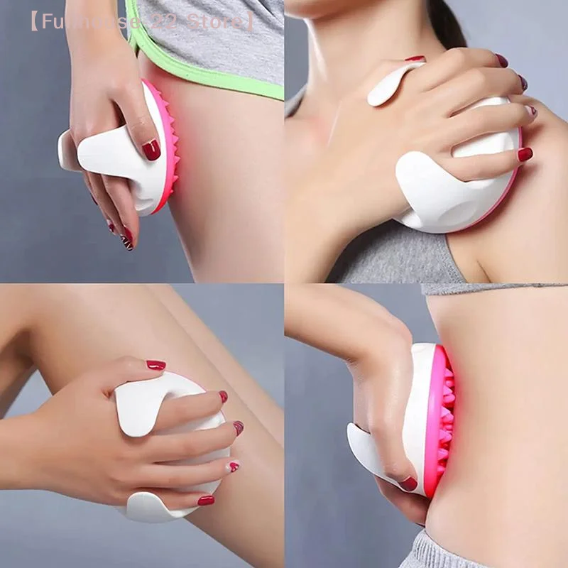 

【MAX-22】Body Massage Brush Health And Slimming Brush Silicone Essential Oil Massage Brush