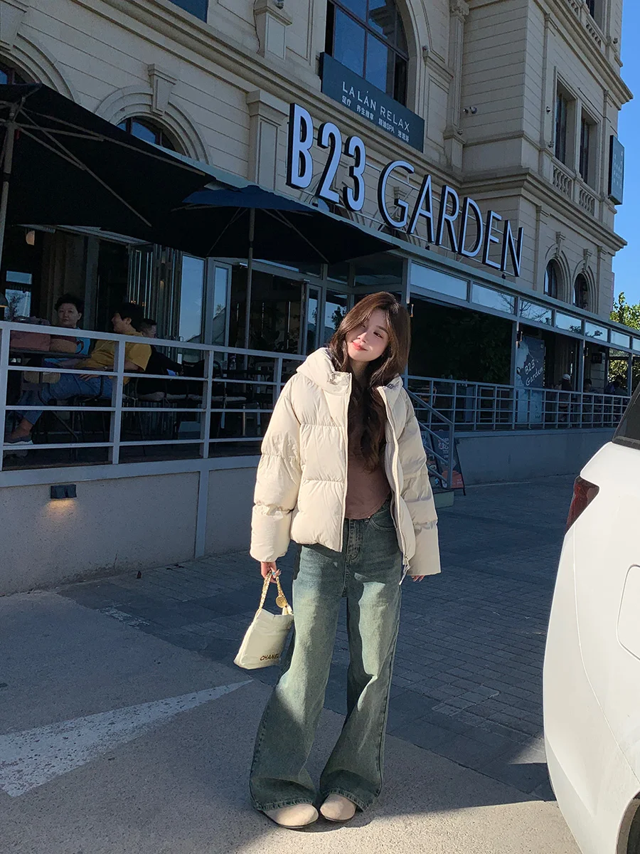 

Джинсы X Stevens с высокой талией и широкими штанинами, женские синие прямые брюки в пол, весенне-осенние винтажные утягивающие брюки