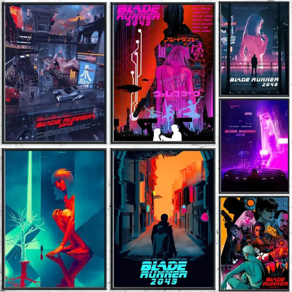 Classic Movie B-Blade Runner-S 2049 Painting Calligraphy HD Canvas Poster Crease Free Waterproof All Space Wall Decor