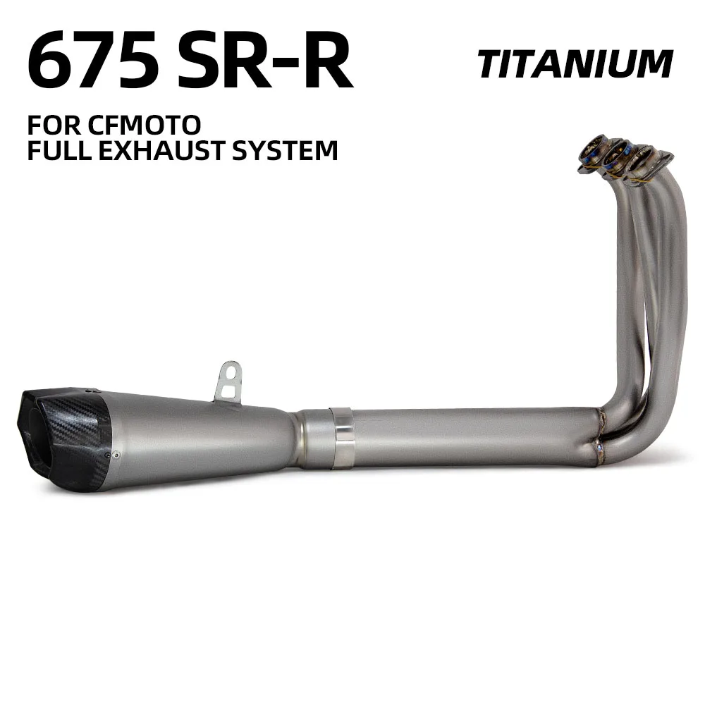

NK675 Exhaust System For CF MOTO 675SRR 675SR-R 675NK Motorcycle Exhausts Pipe Kit Street Bike Headers Tube AW Muffler