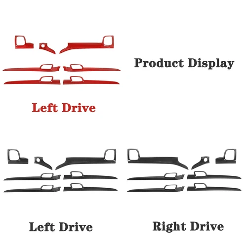 Imagen 2 del producto Panel de consola central de coche, manija Interior, cubierta decorativa embellecedora para Jeep Grand Cherokee 2011-2016 2017 2018 2019 2020, accesorios