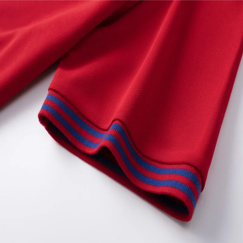 Cotton casual T-shirt, customized summer polo shirt, printed logo, embroidered logo, men's and women's clothing