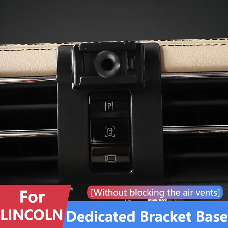 Soporte de teléfono especial para coche Lincoln, Base para MKX, MKC, MKZ, Nautilus, Corsair, aviador Continental, 2014-2021