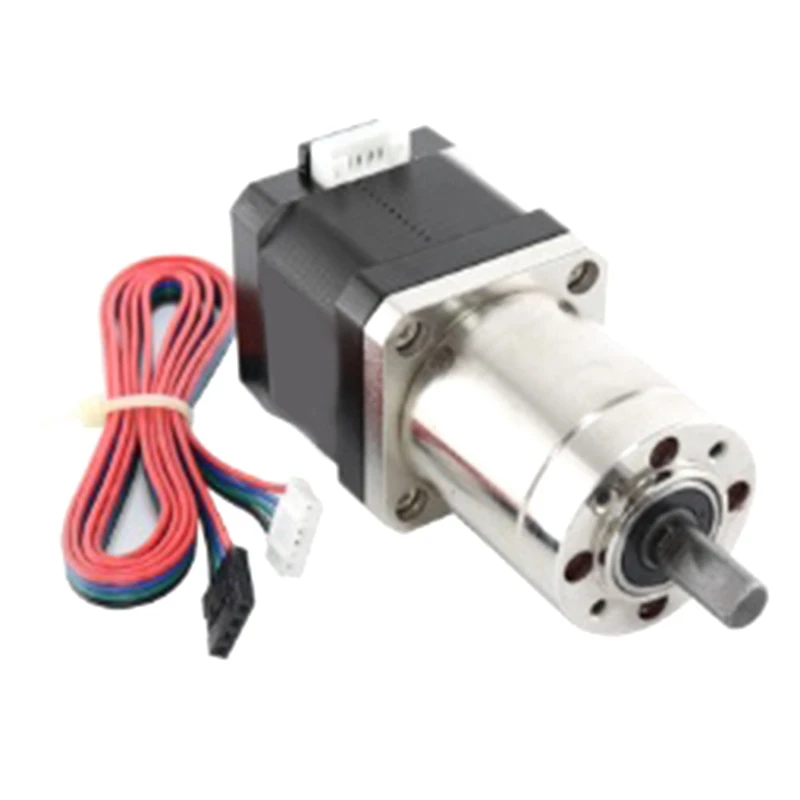 Geared Stepper Motor Gear Motor Planetary Gearbox Geared Motor -17 Ratio 5.18:1 For 3D Printer DIY Robotics/Textile Machine