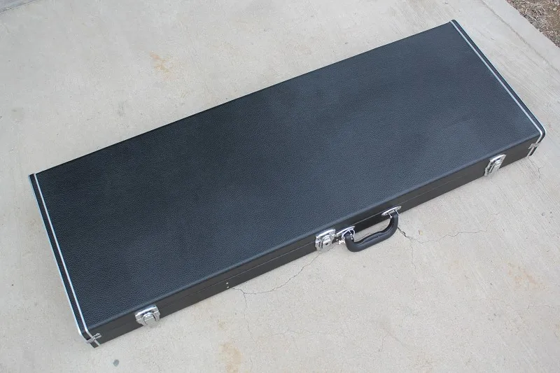 

Custom guitar black hardcase Square hard box