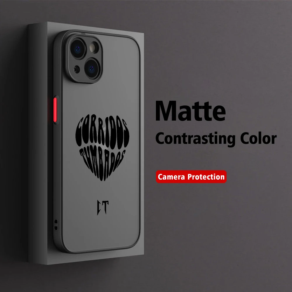 Funda de teléfono Rapper Natanaels Cano, cubierta trasera transparente mate para iPhone 15 14 13 12 11 Mini Pro Max X XR XSMax 7 8 Plus