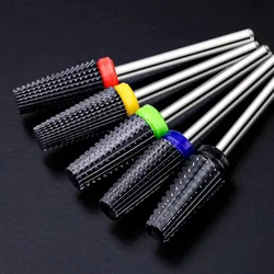 Black Ceramic Nail Drill Bit For Electric Drill Machine 3/32