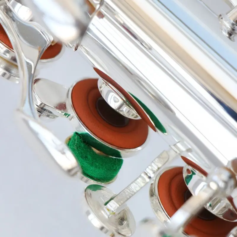 Professional Level Woodwind Instrument Alto Saxophone Silver Plated Alto Saxophone with Reeds