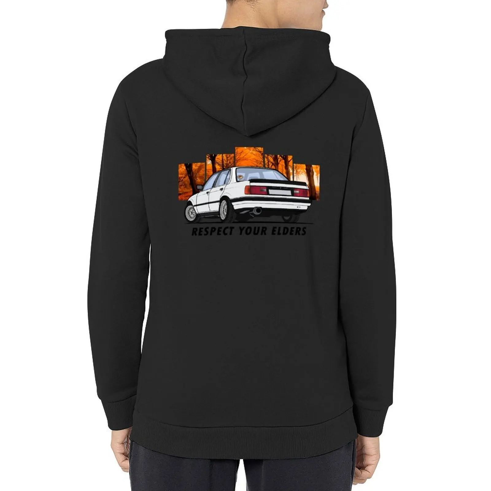 

E30 Respect Your Elders Hoodie blouse winter clothes men's autumn clothes men clothing mens hoodie