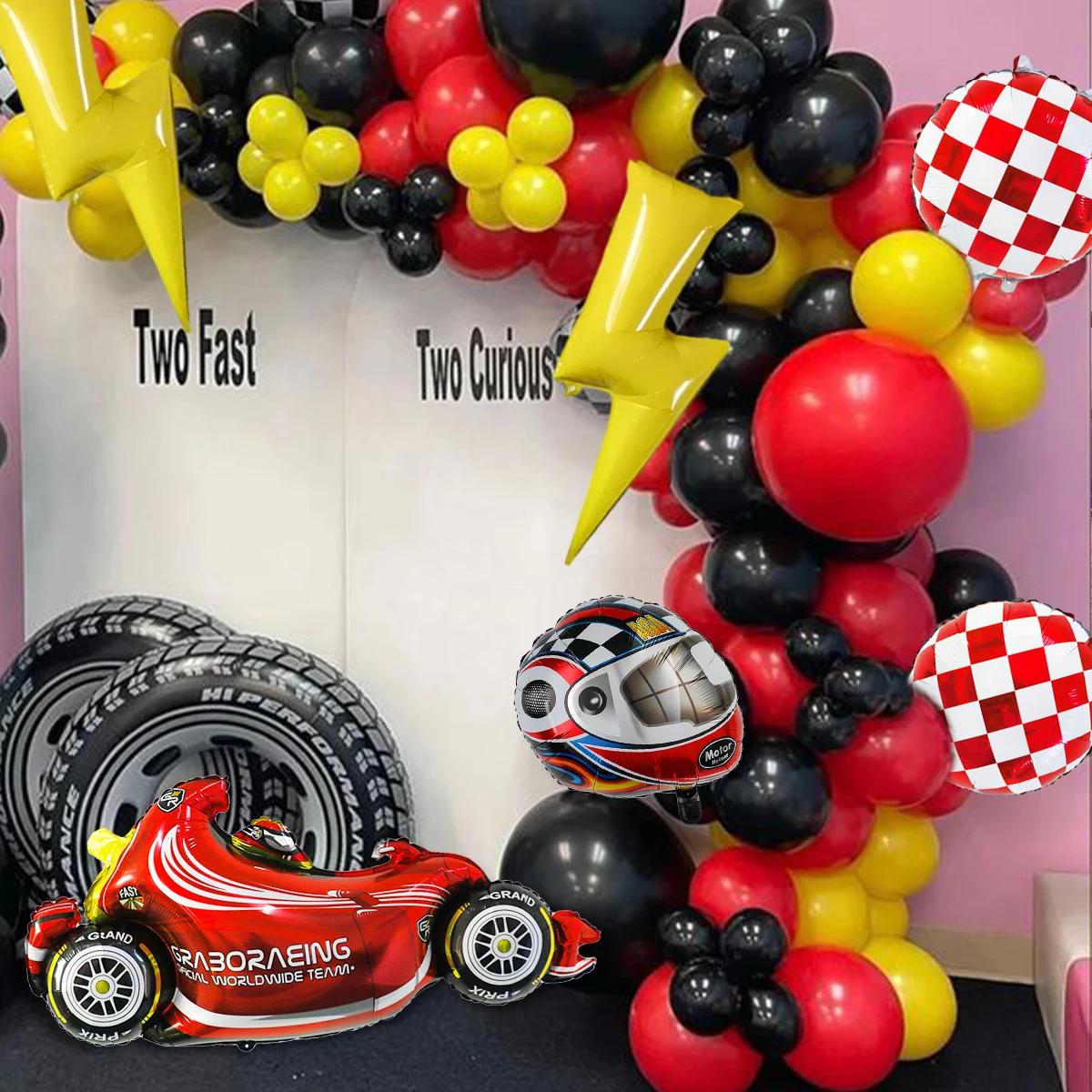 Zestaw balonów na imprezę w mo – Lighting Mcqueen Birthday Decor recenzja i cena