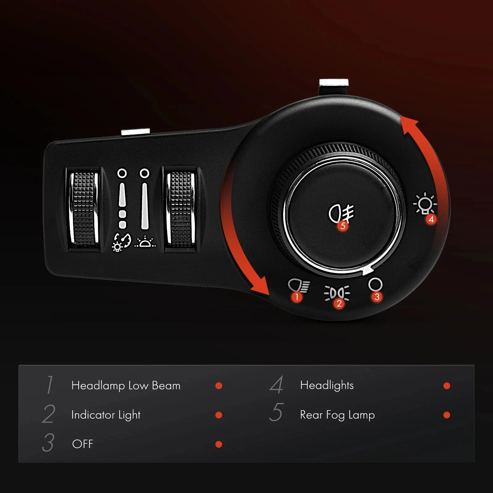 Interruptor do farol adequado para Jeep Cherokee 2014-2017 68159551 AB