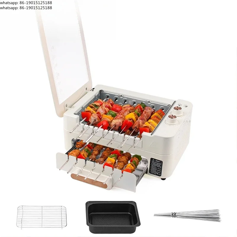 Smokeless 20 string electric grill, toaster, non stick multifunctional cookware