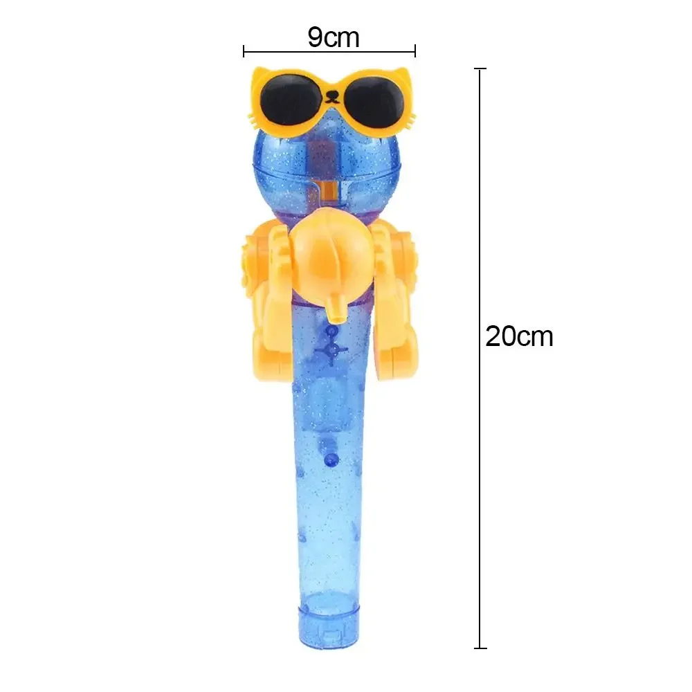 Decompression Robot Candy Dustproof Storage Novelty Robot Shape Lollipop Candy Storage Personality Kids Toy Lollipop Holder