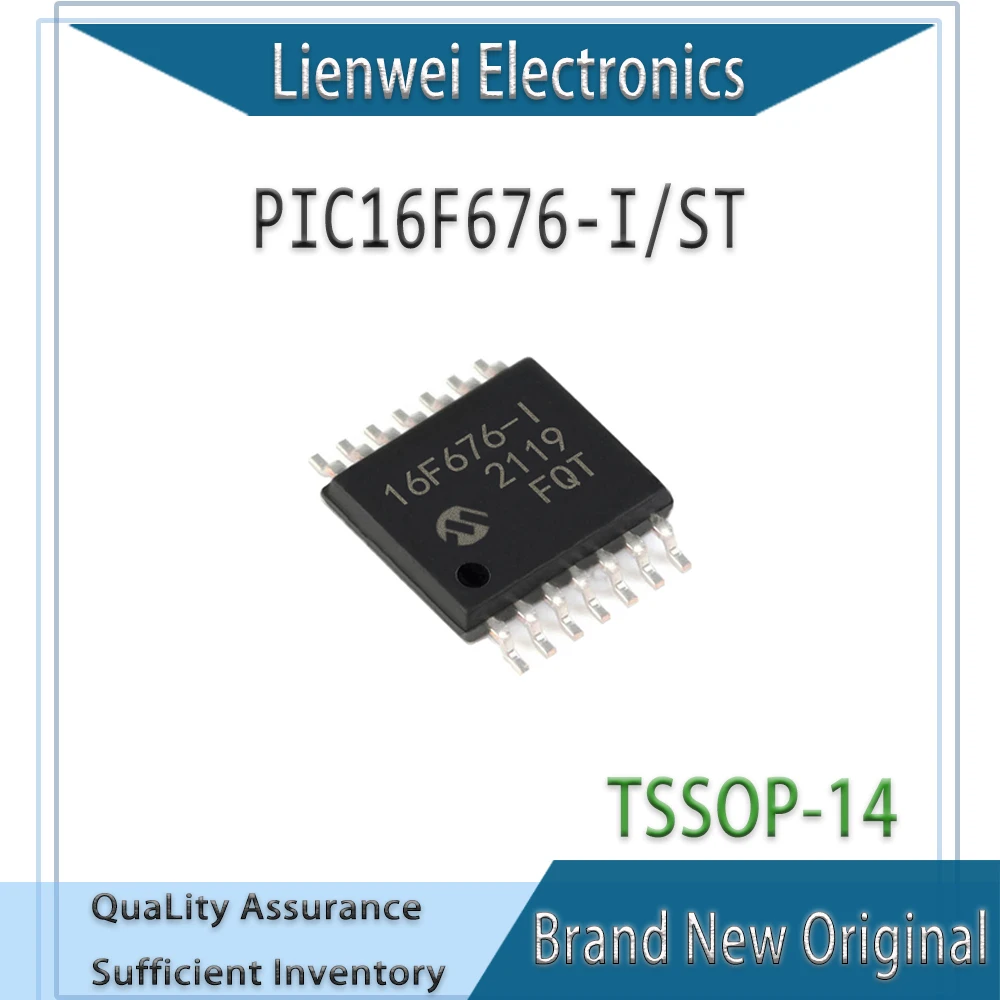 

100% New Original 16F676-I PIC16F676-I/ST PIC16F676 IC MCU Chipset TSSOP-14
