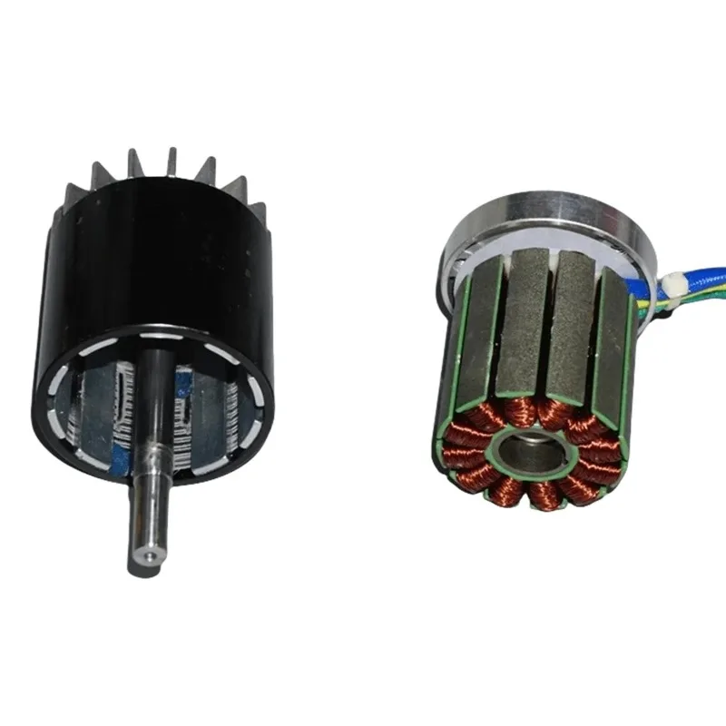 50mm Neodymium Strong Magnetic High-Power Brushless Motor 120V Outer Rotor High-Torque KV70 for Drones And RC Models
