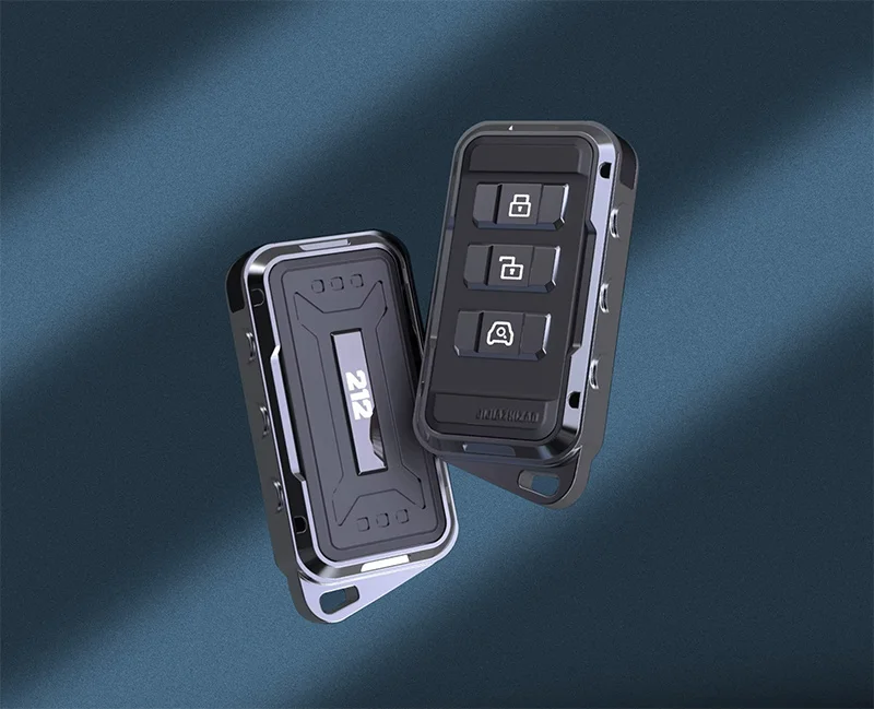 Car All Inclusive Key Case Fit for BAIC 212 T01 2024 2025 Car Aluminum Alloy Key Set Mecha Wind Key Case Protective Case