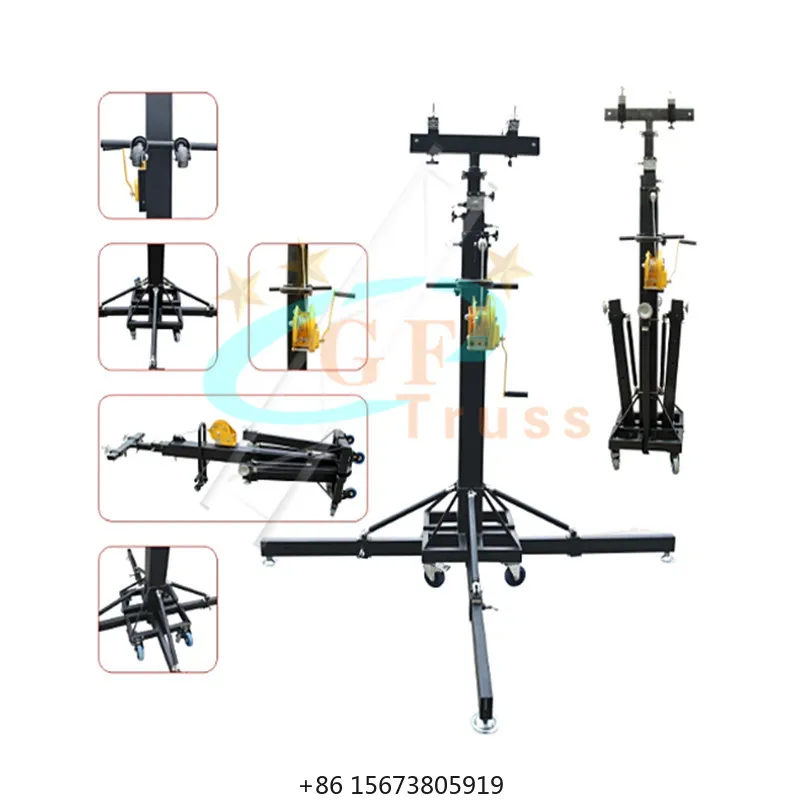 

Easy Install Foldable Crank /Heavy Duty Crank Stand for Event
