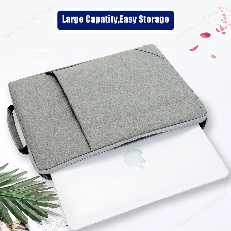 Laptop Case Waterproof Notebook Sleeve for Macbook pro 16 13 14.2 Sleeve Funda For Macbook M1 Air 13.3 13.6 M2 15 15.6 bag cover images - 6