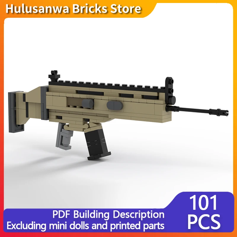 

Популярная игровая модель MOC, строительные кирпичи, классическое боевое оборудование, модульные технологии, подарки, праздник, сборка, детские игрушки, костюм