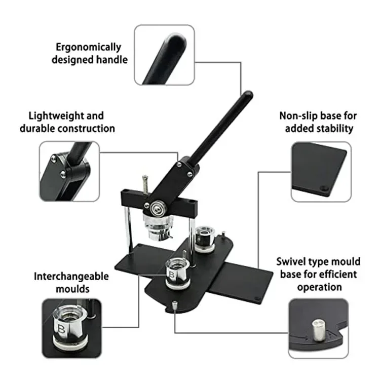 DIY Button Machine Button Maker Badge Making Machine Badge Maker Button Press Machine