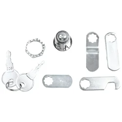 16mm 30mm Cam Lock Set Door Cabinet Mailboxes Drawer Cupboard Locker Zinc Alloy Cylinder Cam Lock With 2 Key Furniture Hardware