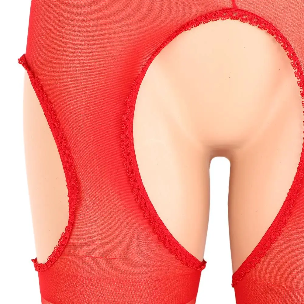 Dames extensible Spandex ouvert entrejambe bas collants sans entrejambe collants transparents sans couture extensible collants transparents Lingerie