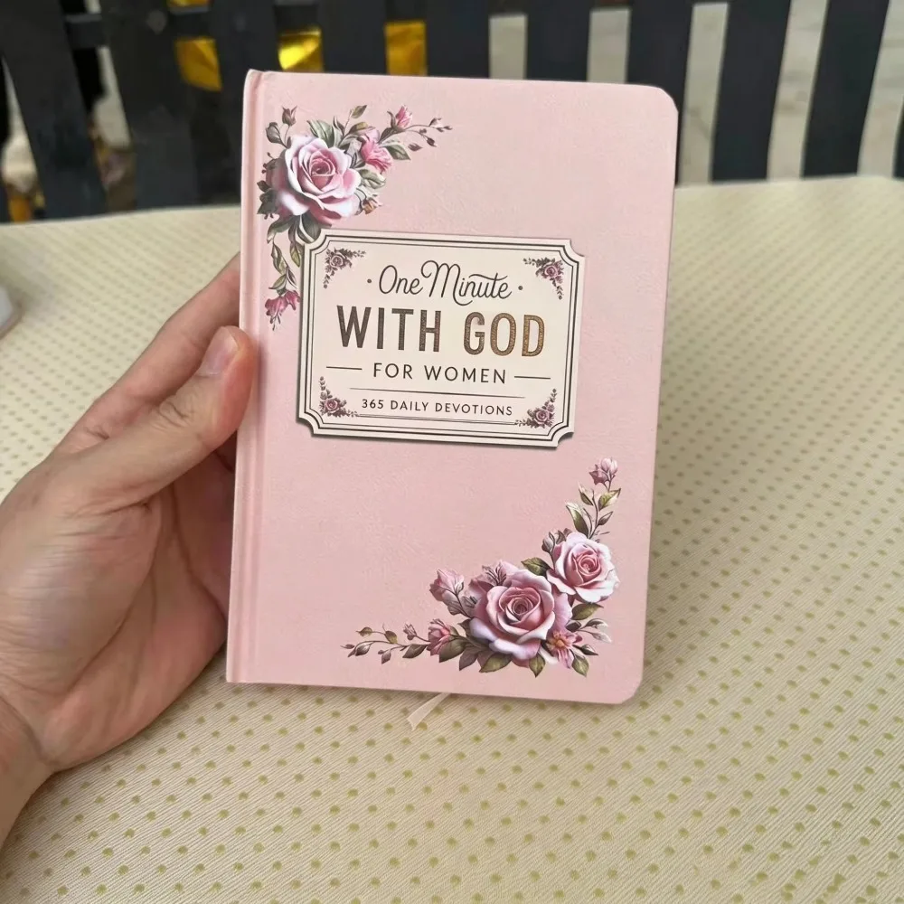 One Minute With God for Women, One-Minute Daily Devotional Prayers & Reflections, Hardcover Christian Devotional Book, Daily Bible Study, Prayer Journal, Inspirational Gift for Women