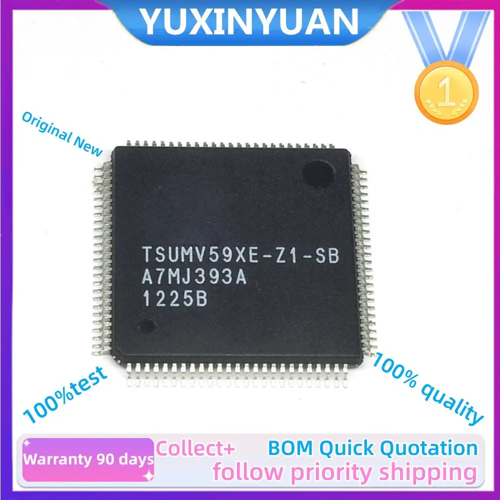 1PCS/LOT  And new Original  TSUMV59XE-Z1-SB TSUMV59XE-Z1 TSUMV59XE TSUMV59 QFP128 IC LCD CHIP IN STOCK,100%Test