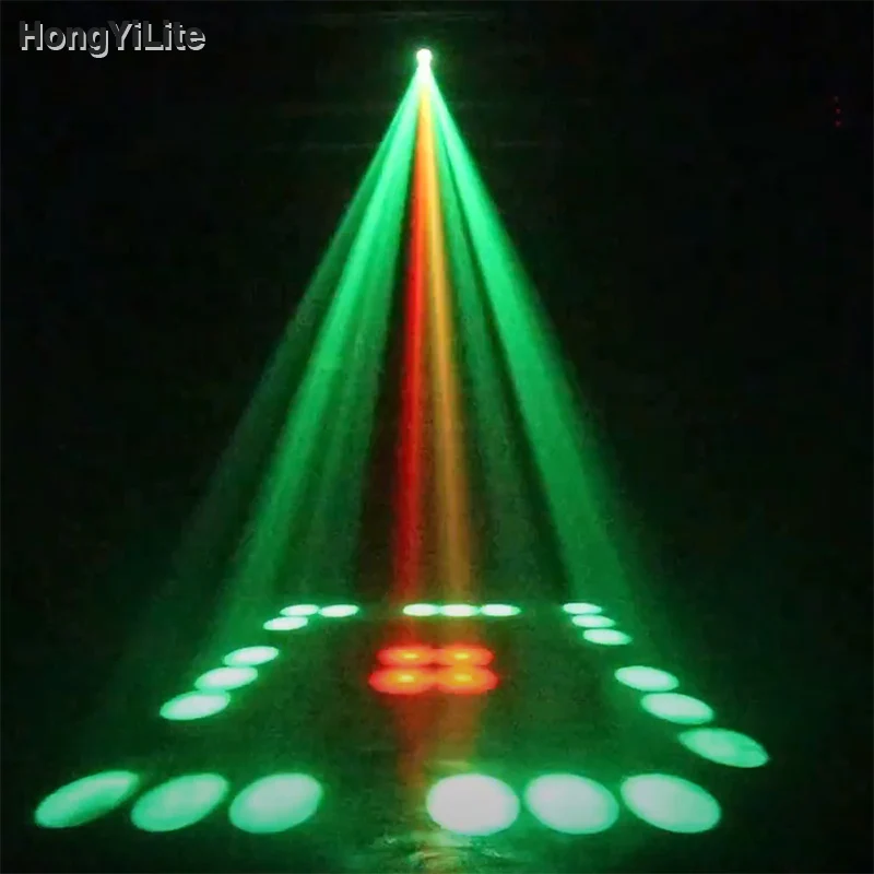 Mini Led Airship Beam Lights Scenic Dj Lighting Christmas Decoration Nightclub Equipment Party Halloween Professional Disco Lamp