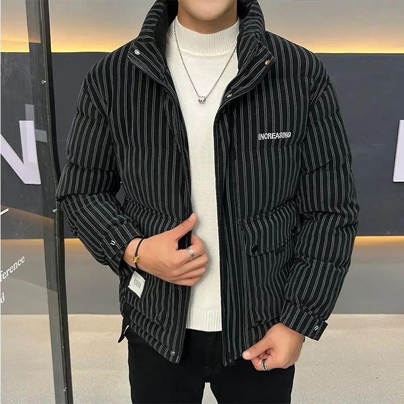 High Quality White Duck Down Men Down Jacket Male Fashion Short Casual Large Size 5xl Outwear Winter Thickened Warm Outcoat