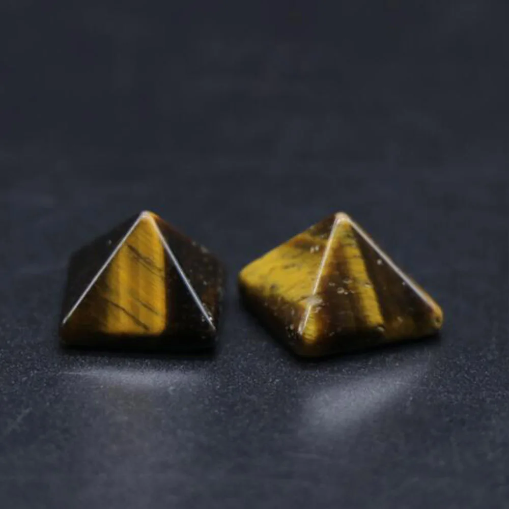 Pyramid Gemstone Natural Stone Crystal Quartz Healing Crystal Chakra Point Home Office Decor Crafts Polished Healing Stone Gift view 3
