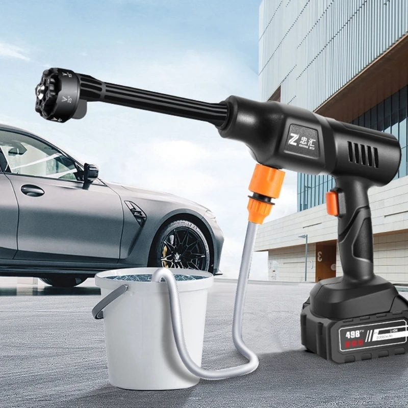 Cordless Pressure Washer Brushless Motor Portable Washer For Garden Car Wash