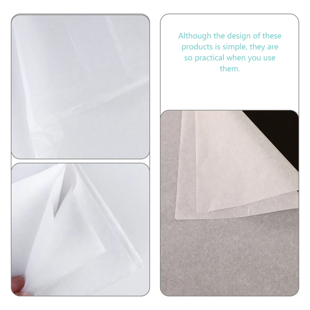 200 Sheets White Wrapping Paper Translucent Copy Bulk Towels Gift Flower Material DIY Wraps