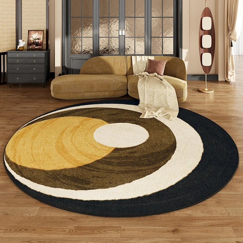 Wabi-sabi Wind Carpets for Living Room Light Luxury Bedroom Decor Plush Carpet Home Cloakroom Non-slip Floor Mat Fluffy Soft Rug