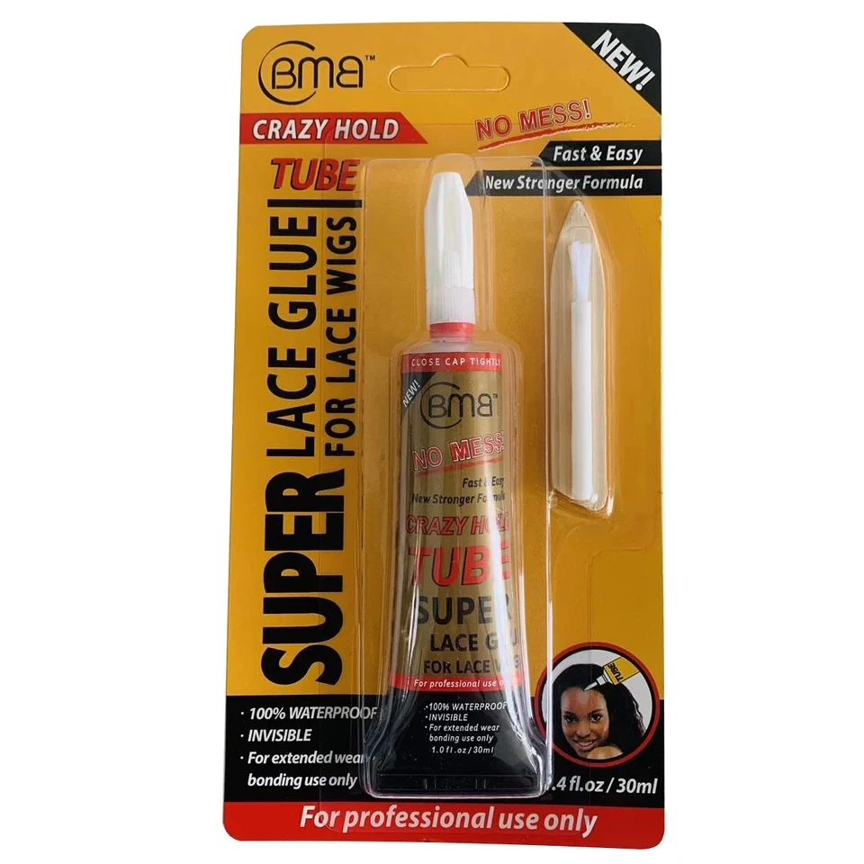 BMB ELI-Colle de liaison invisible pour perruques en dentelle, colle de maintien pour cheveux, colle de remplacement, adhésif de bain imperméable, TUpunSuper Lace
