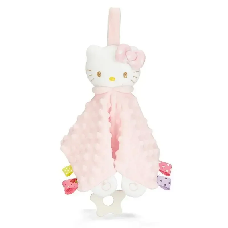 Sanrio Hello Kitty Baby Comforter Toys Plush Doudou Bebe Baby Rattles Stuffed Animals Plush Toy Sleeping Baby Hello Kitty Toy