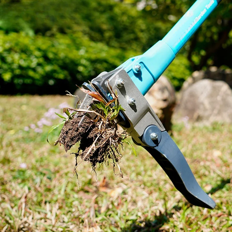 

Long handle drafter garden tool lawn grass weed pulling standing weeding