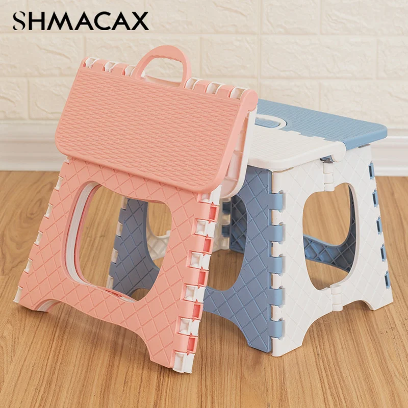 New 2024 Portable Folding Stool Outdoor Folding Chair Thickened Plastic Saddle Chair Suitable For Outdoor Activities And Fishing