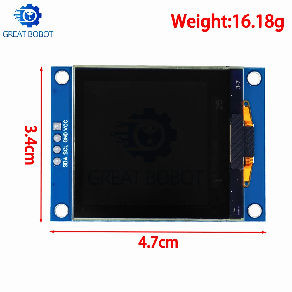 BS ALL NEW 1.5 Inch 128x128 OLED Shield Screen Module High quality Product For Raspberry Pi For STM32 For Arduino