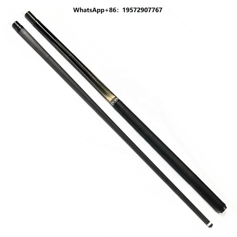 Hot Selling 1/2 PC Pool Cue 100% Real Carbon Fiber Shaft Stainless Steel Protector Maple Wood High Quality Billiard Cue