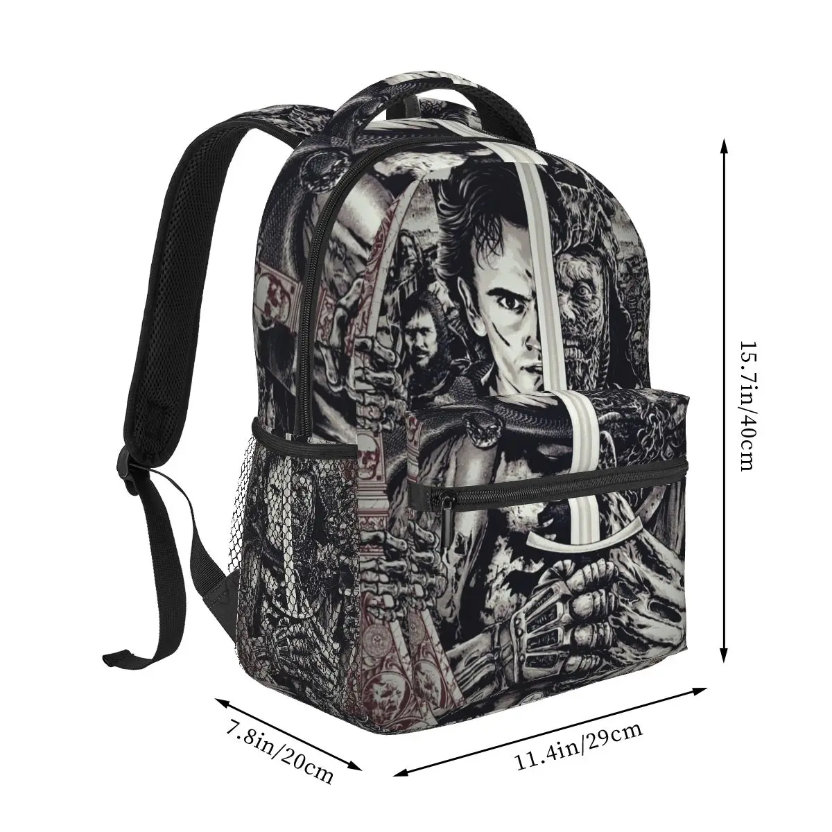 Army Of Darkness Bruce Campbell Evil Dead Sam Raimi Cult Student Backpack School Bag Daypack for Men Women Bookbag Shoulder Bags