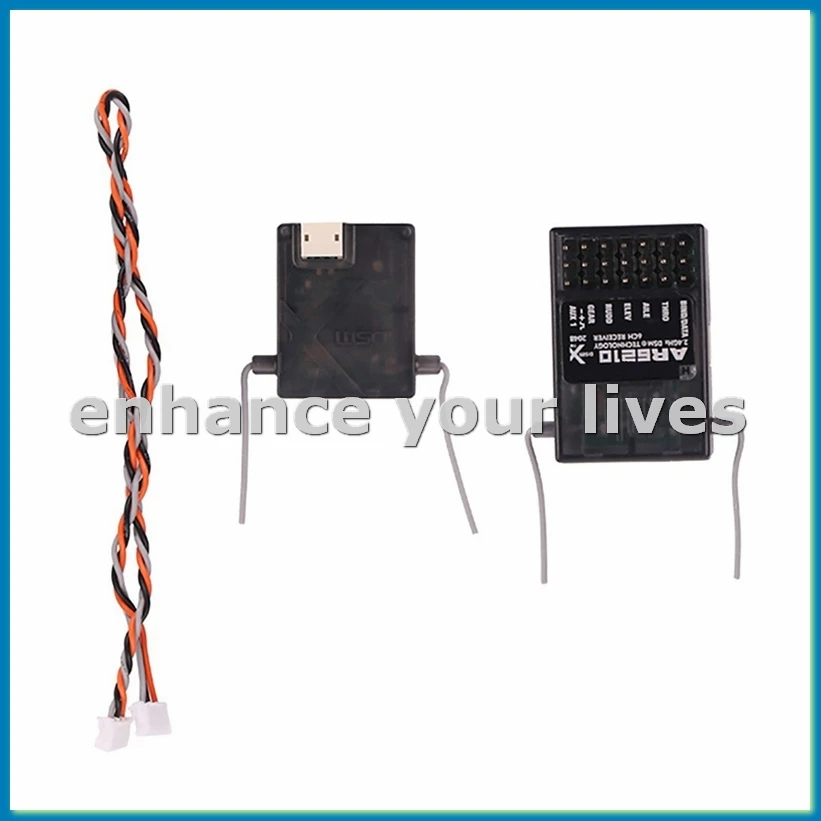 

AR6210 DSMX 2.4G 6-канальный приемник W спутниковый для DSM2 DX6i DX7 DX8 AR9020 JR DSX7 DSX9 Самолет-ABFT