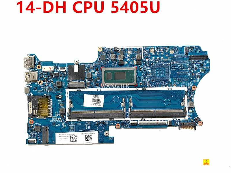 For HP PAVILION  x360 Convert 14-dh0013la 14-DH With CPU 5405U Used Motherboard L67674-601 L67674-001 18742-1 448.0GG03.0011